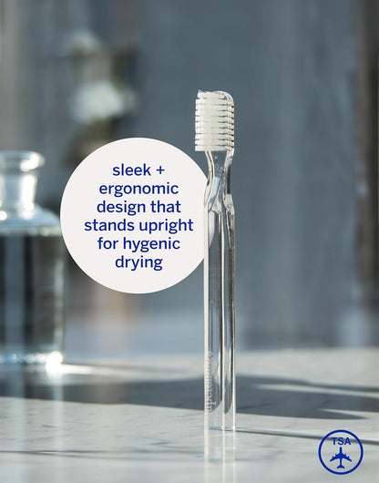 Supersmile New Generation 45° Toothbrush, Clear, Soft Dupont® Bristles