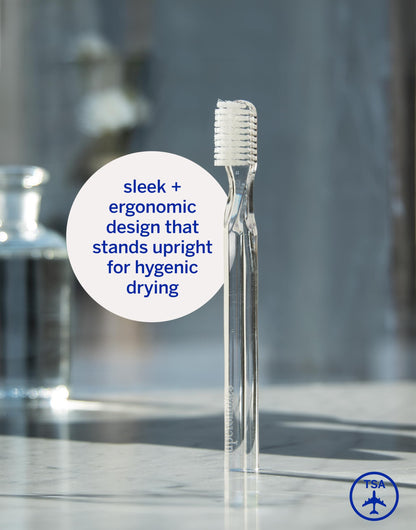 Supersmile New Generation 45° Toothbrush, Clear, Soft Dupont® Bristles
