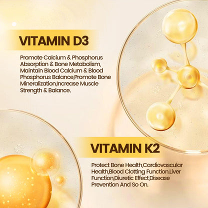 VivoNu Vitamin D3 K2 10000 IU with MK7-300 Virgin Coconut Oil Softgels, 2 in 1 Vitamins D & K Complex | Vitamina D3 con K2 (300 Softgels /1 Bag)