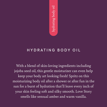 Pure Romance Body Dew, Hydrating Body Oil Mist for Women Looking for Moisturizing