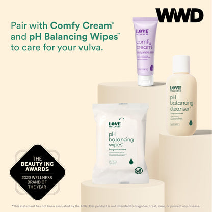 Love Wellness Feminine Wash for Women, pH Balancing Cleanser | Fragrance-Free | Vaginal Soap