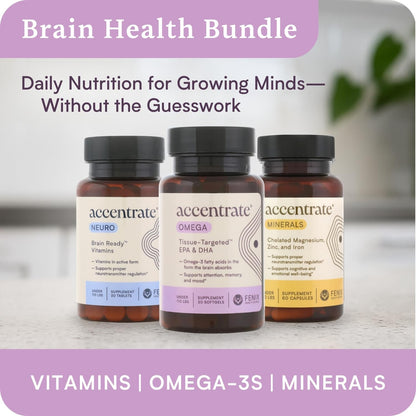 Omega Max w/LYSOVETA | High Potency LPC & Lyso-DHA Omega-3 Supplement | Brain Health, Focus & Mood | 6X Higher Absorption | Fish oil in the form the brain actually takes up, not just what the bloodstream carries. Supports focus and memory.