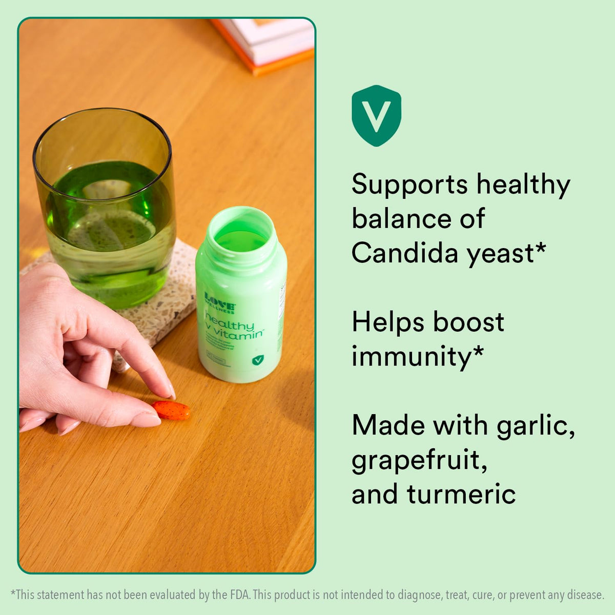Love Wellness Good Girl Vaginal Probiotics & Women's Healthy V Vitamin Set | Urinary Tract
