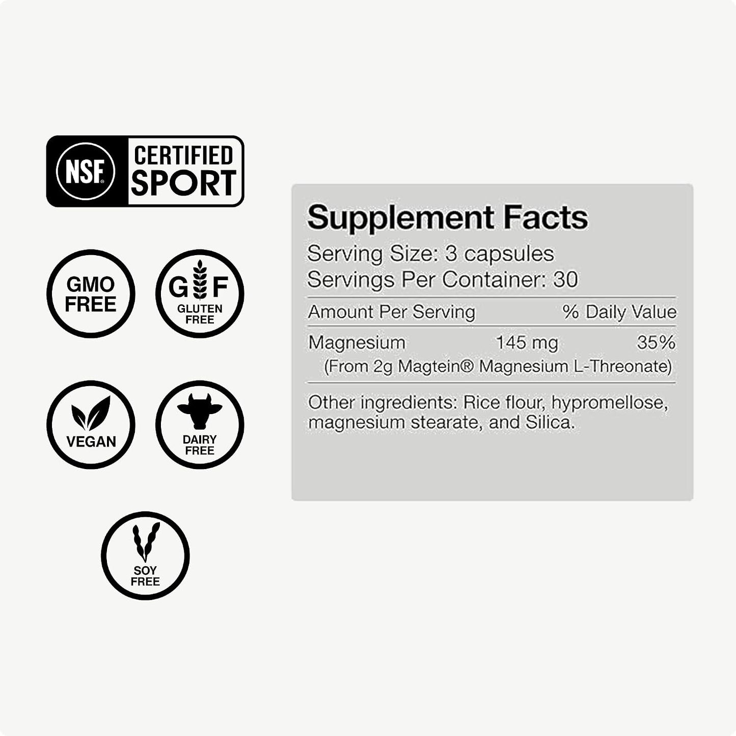 Momentous Magtein Magnesium L-Threonate 145mg, Tongkat Ali for Men and Women Supplement for Health & Wellness, Hormone, Energy & Mood Support - Root Extract Powder, Cognitive Function & Rest Support
