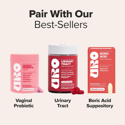 URO Urinary Tract Gummies with Pacran Cranberry – 30-Day Supply