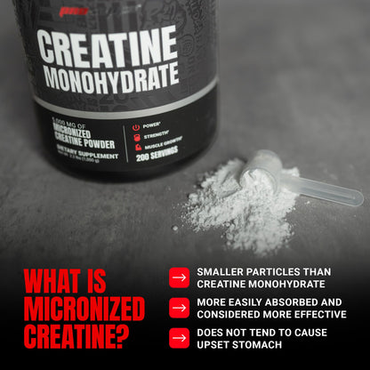 ProSupps Creatine Monohydrate Powder for Men & Women, Unflavored - 5000,mg of Micronized Creatine - Gym Workout Supplement for Muscle Gain & Recovery - Sugar-Free, Soy & Gluten-Free - 60 Servings