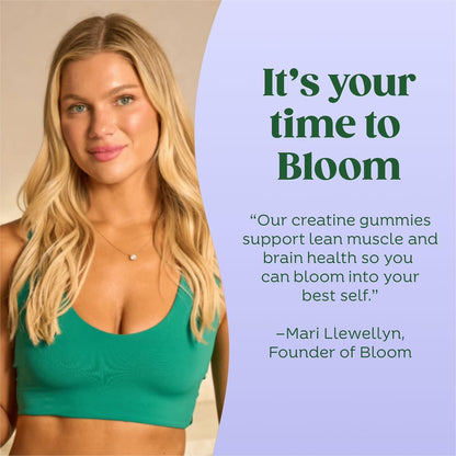 Bloom Creatine Gummies and Greens Gummies Bundle