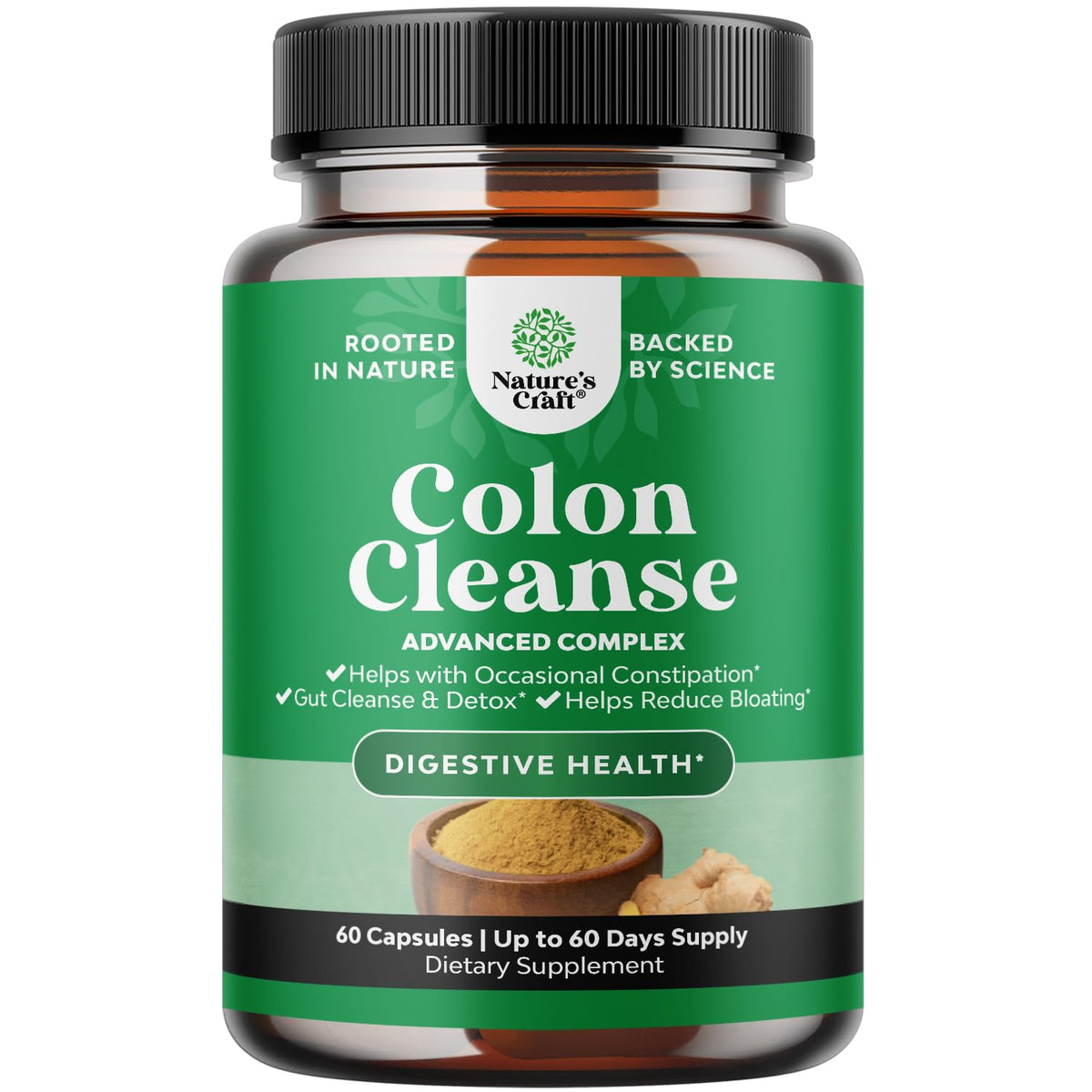 Colon Cleanser & Detox - Lactobacillus Acidophilus Probiotic Supplement Body Cleanse