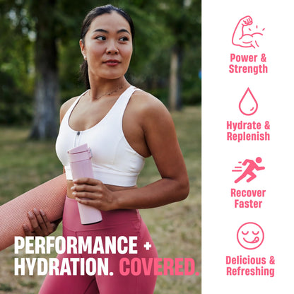 Nutrex Research Essentials Creatine + Hydration Stick Packs, 5g Creatine + Electrolytes, Sugar Free, Gluten Free, Strawberry Watermelon, 15 On-The-Go Stick Packs