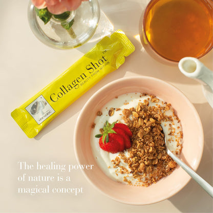 New Nordic Collagen Shot High-Absorbency Premium Liquid Daily Sachets - 15x Hydrolysed Shots - Freshwater Marine Collagen