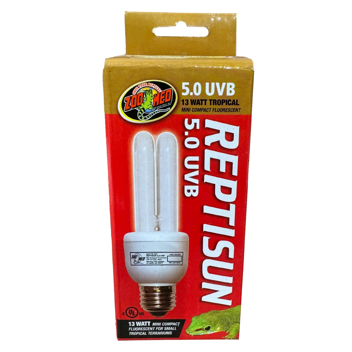 Zoo Med ReptiSun 5.0 Mini Compact Fluorescent Lamp 13 Watts