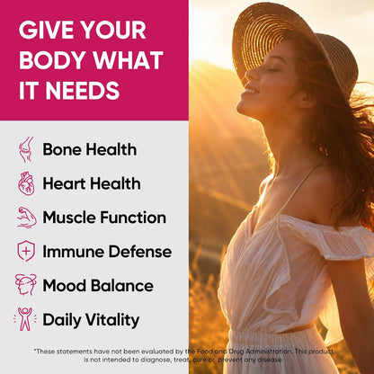 5-in-1 Vitamin D3 K2 Drops, Vitamin D3 10400 IU & K2(MK-7) 200mcg | With Magnesium, MCT Oil, Zinc, Maximum Absorption Vitamin D Liquid for Bone, Mood & Immune - Sugar Free | 2 FL OZ | 60 Days