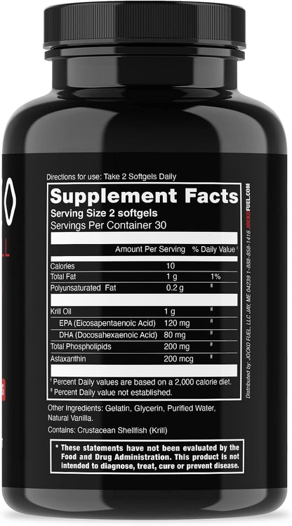 Jocko Fuel Cold War and Omega 3 Krill Oil Supplement Bundle