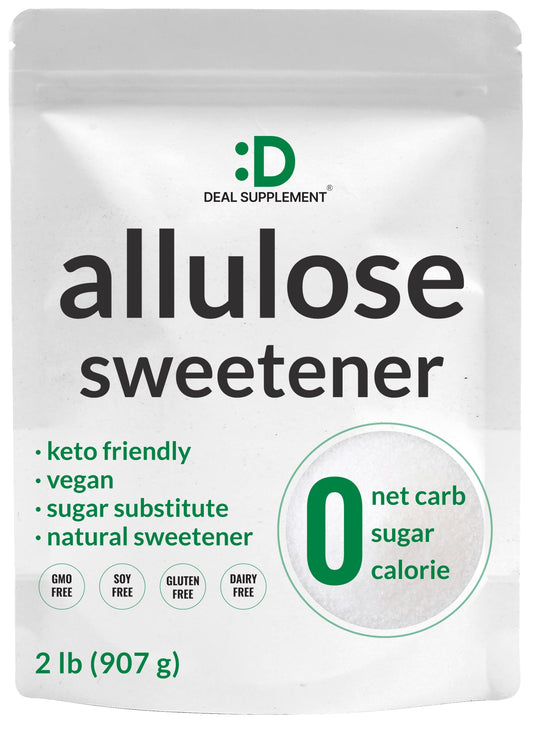 Allulose Sweetener 6 Pounds – Natural Sugar Substitutes, No Aftertaste – Keto Friendly, Vegan, Zero Net Carb, Zero Calorie – Great for Cooking & Baking