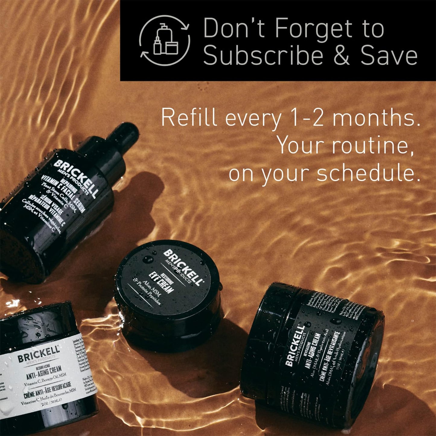 Brickell Men's Retinol Face Moisturizer Cream For Men, Anti-Wrinkle Face Night Cream with Retinol, Hyaluronic Acid, and Vitamin E To Reduce Fine Lines and Even Skin Tone, Fragrance-Free, 2 Ounce