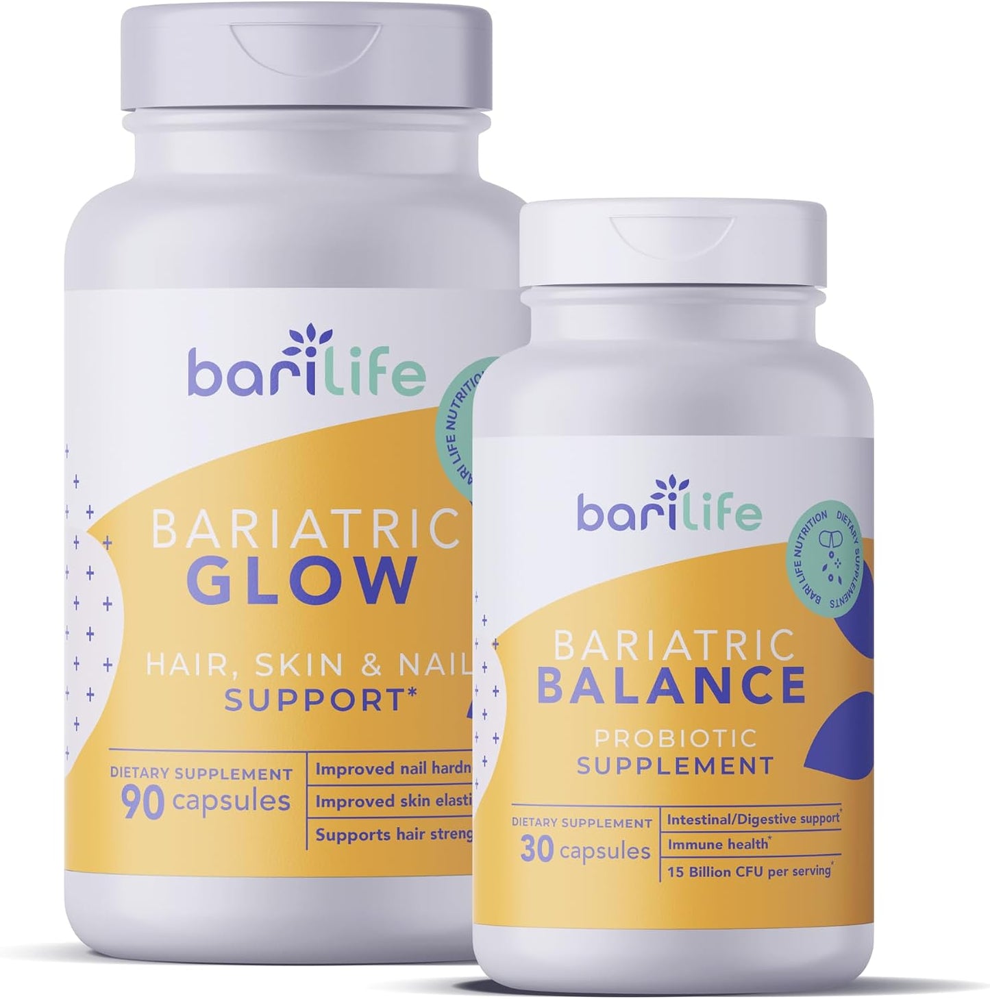 Bari Life Hair, Skin & Nails Supplement and Vitamin-Multi Probiotic 30