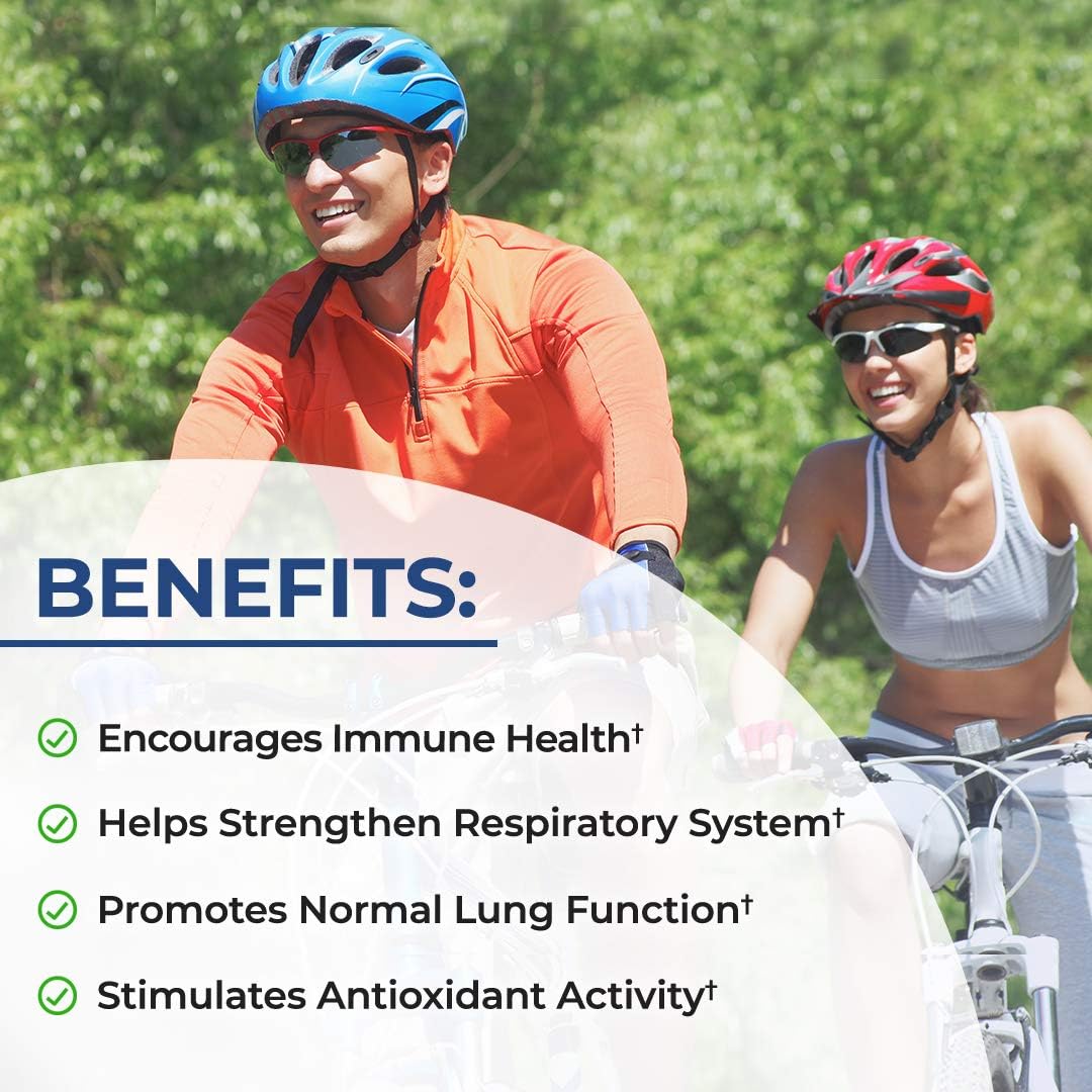 Lung Detox Respiratory & Immune Support Supplement, 60 Capsules