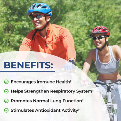 Lung Detox Respiratory & Immune Support Supplement, 60 Capsules