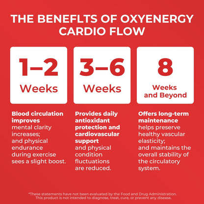 OxyEnergy Heart & Vascular & Blood Pressure Health Liquid Supplement | Nitric Oxide, Beet Root & CoQ10 & Olive & Resveratrol, Non-GMO, Natural Berry Flavor 21 Stick Packs