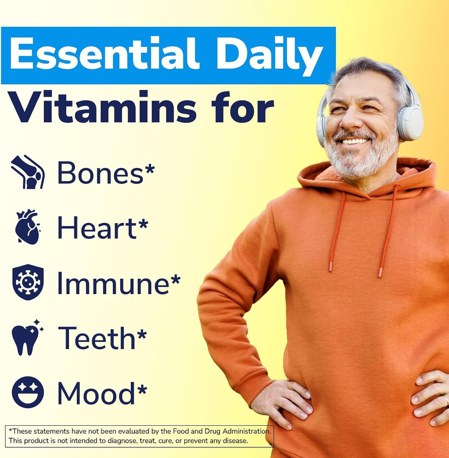 Vitalibre Vitamin D3 K2 Supplement, Vitamin D3 10000 IU & 200 mcg K2 MK7 | Enhanced Calcium Absorption, Bone, Heart, Immune & Mood Support, No Soy, Easy to Swallow, 90 Softgels