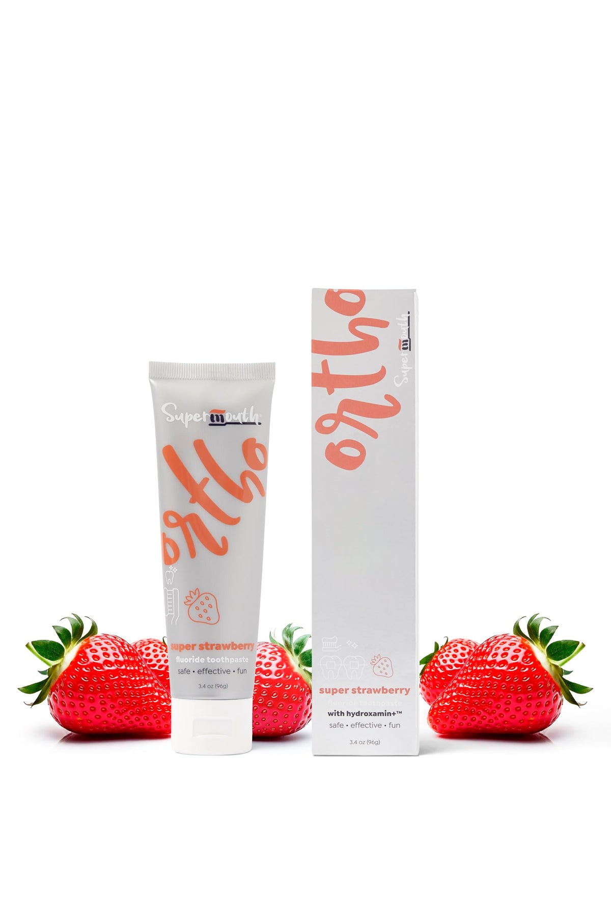 SuperMouth 10%+ Nano Hydroxyapatite Ortho Toothpaste for Braces, Chocolate