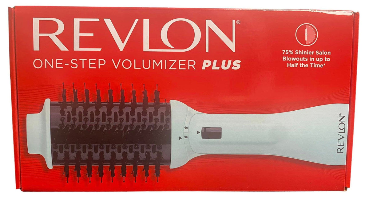 REVLON One Step Volumizer Plus Hair Dryer and Hot Air Brush | Dry Style (Ice Blue)