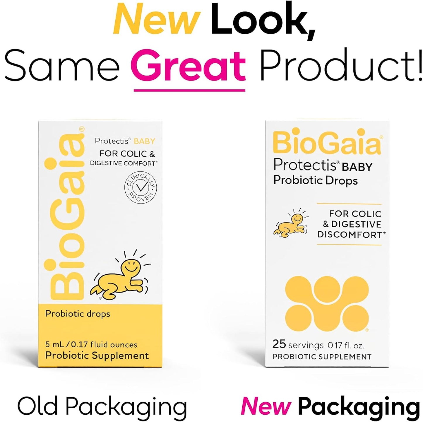 BioGaia Baby Probiotic Drops | Colic & Gas Relief | Safe for Newborns | Pediatrician-recommended | Ease Crying, Fussing, Colic, Gas, Spit-ups & Occasional Constipation | No Dairy or Soy | 5mL