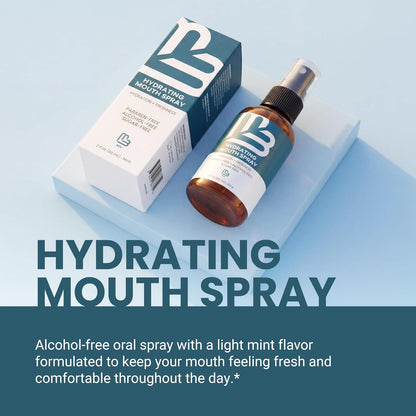 M3 Fast-Acting Dry Mouth Spray for Adults with Xylitol & Aloe (2 Fl Oz)