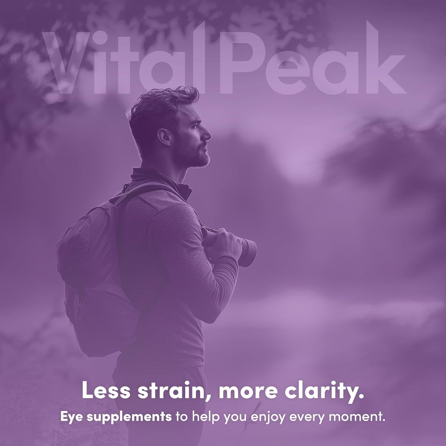 Vital Peak® Provision | Eye Health Supplements with Eyebright, Lutein | Eye Vitamins, Bilberry, Eyebright, Lutein, Zeaxanthin. 30 Days Supply. 60 Capsules