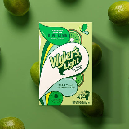 Wyler's Light Vanilla Singles To Go Drink Mix - 8 Count, Pack of 3