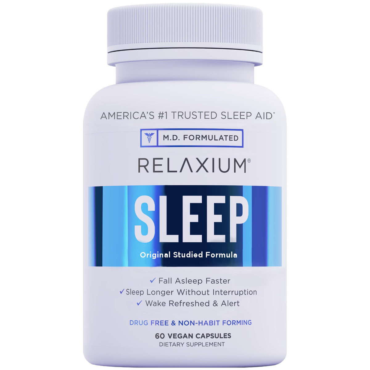 Relaxium Sleep Aid, 30-Day Supply, Dietary Supplement for Better Sleep