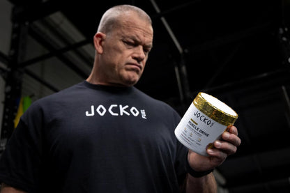 Jocko Fuel Muscle Drive Pro Series, Mango Passionfruit, HMB, Di-Leucine, EAAs, Protects Lean Muscle Mass & Breakdown, Aids Recovery, Natural Appetite Suppressant, No Bloat, Zero Sugar, 30 Servings