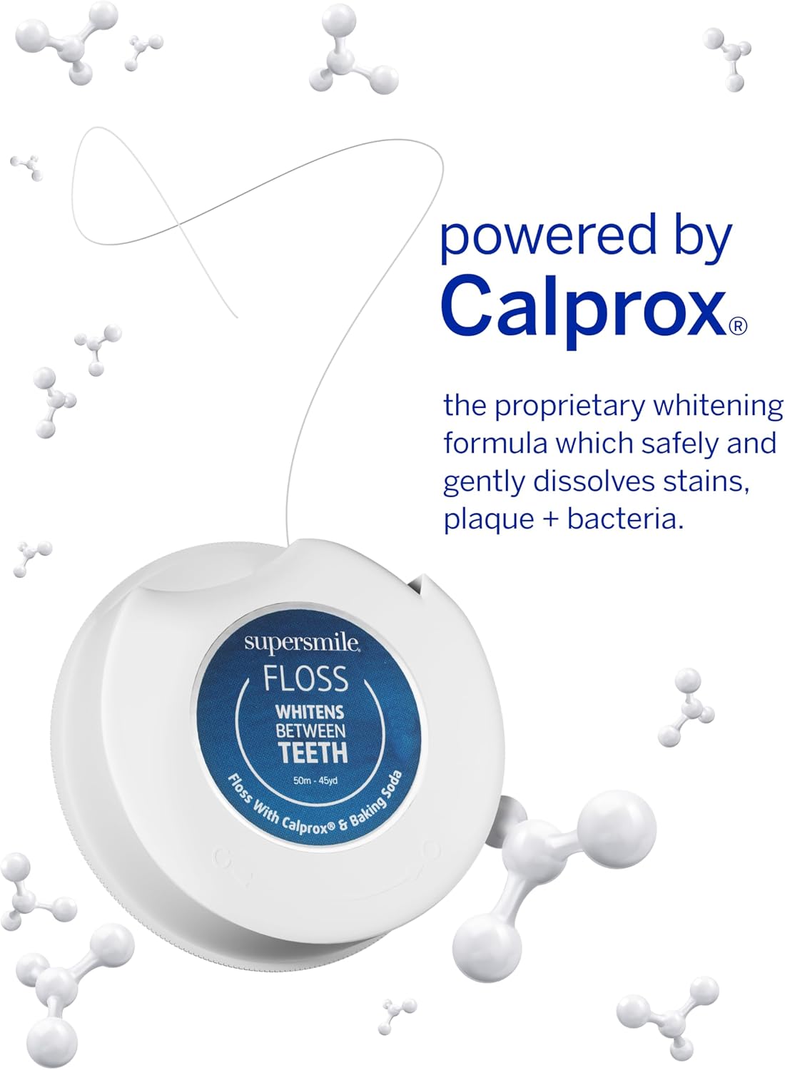 Supersmile Professional Whitening Dental Floss, Shred-Resistant Mint