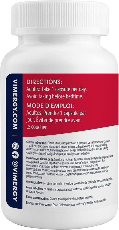 Vimergy Adapto B Complex, 120 Servings – High Potency with 8 B Vitamins, Rhodiola & Hawthorn Berry – Supports Mental Energy, Cognition, Mood - Non-GMO, Kosher, Vegan, No Gluten, No Soy