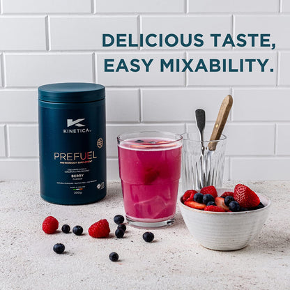 Kinetica PreFuel, Pre Workout, 5.9g Amino Acids & 2.3g BCAA's per Serving, 30 Servings