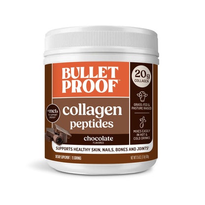 Bulletproof Unflavored Collagen Peptides Powder, 20g Grass-Fed Collagen Protein and Amino Acids for Skin, Bones and Joints, 17.6 Ounces