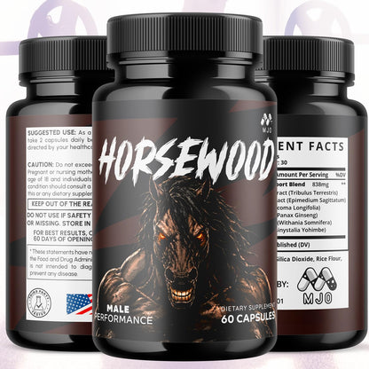 Horsewood Capsules, Official Horsewood Supplement Formula (60 Capsules)