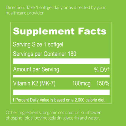 UpNourish Liposomal D3 K2 MK-7 – 365 Mini softgels with Organic Coconut Oil - 5000 IU 125 mcg Vitamin D3 and 100 mcg Vitamin k2 for Optimal Bone and Immune Health
