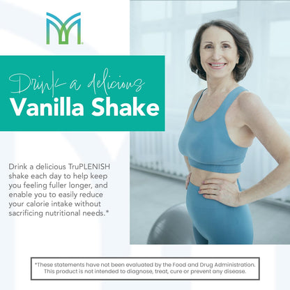 Plant Based Protein TruPLENISH Nutrition Shakes - Creamy Vanilla 18.3 oz. Full of Vitamins