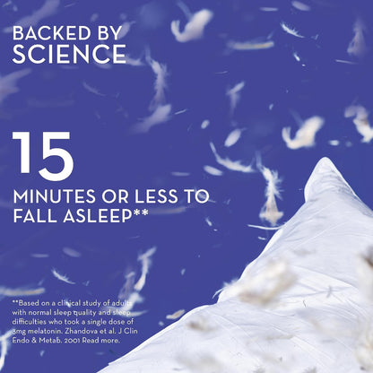 HUM Beauty zzZz Sleep Supplement Melatonin 3mg Vitamin B6 Calcium, 30 Count