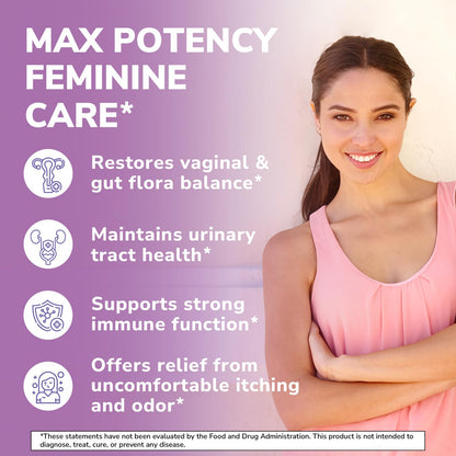 Vitalibre Probiotics for Women 30 Strains, 100B CFUs Vaginal Probiotics | with Digestive Enzymes, Prebiotics & Cranberry for Urinary Tract Health, pH Balance, 30 Veggie Capsules