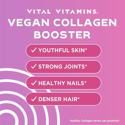 Vital Vitamins Vegan Collagen Booster + Resveratrol Capsules