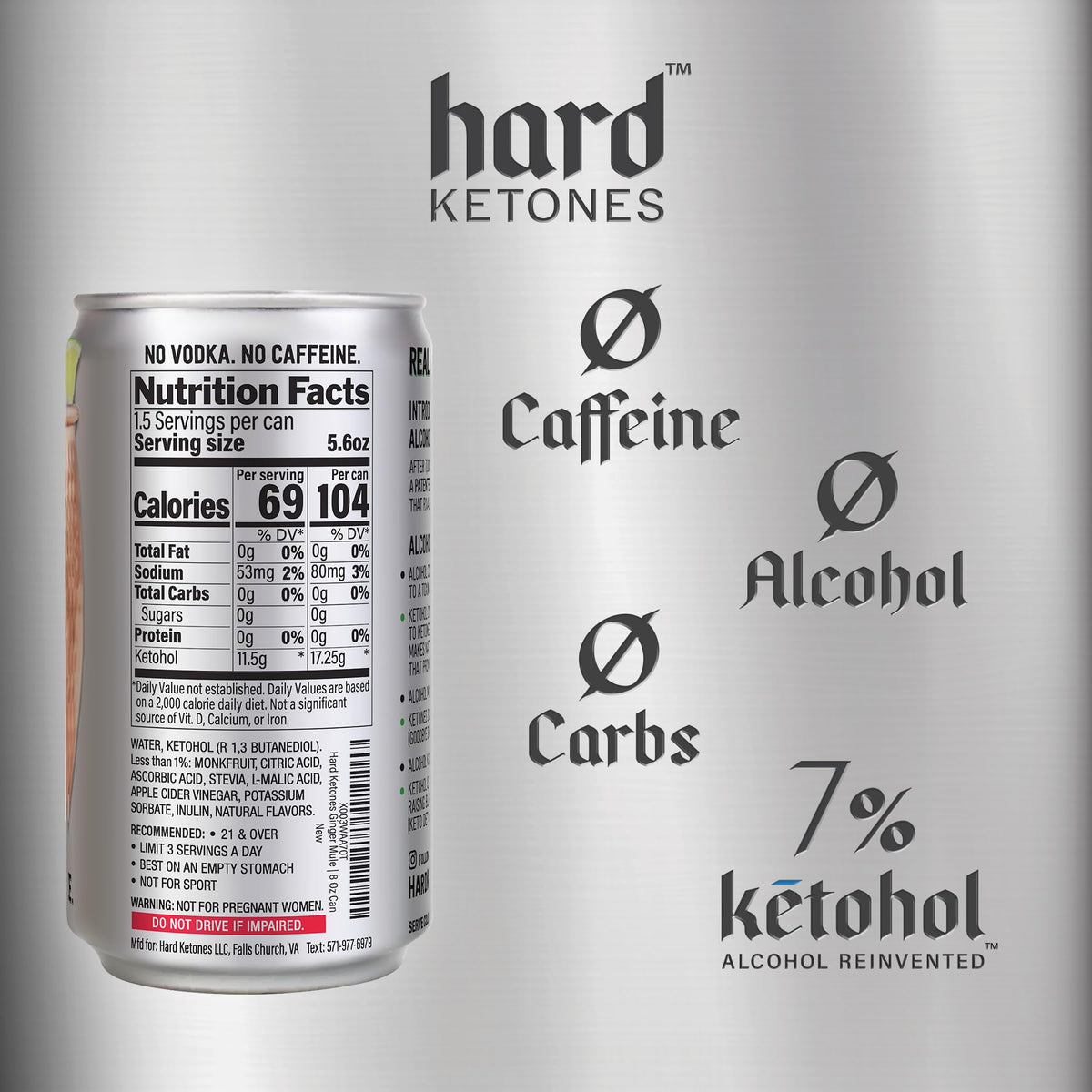 Hard Ketones 36 Can Sampler | 12 Pack Ginger Mule, 12 Pack G&T and 12 Pack Pina