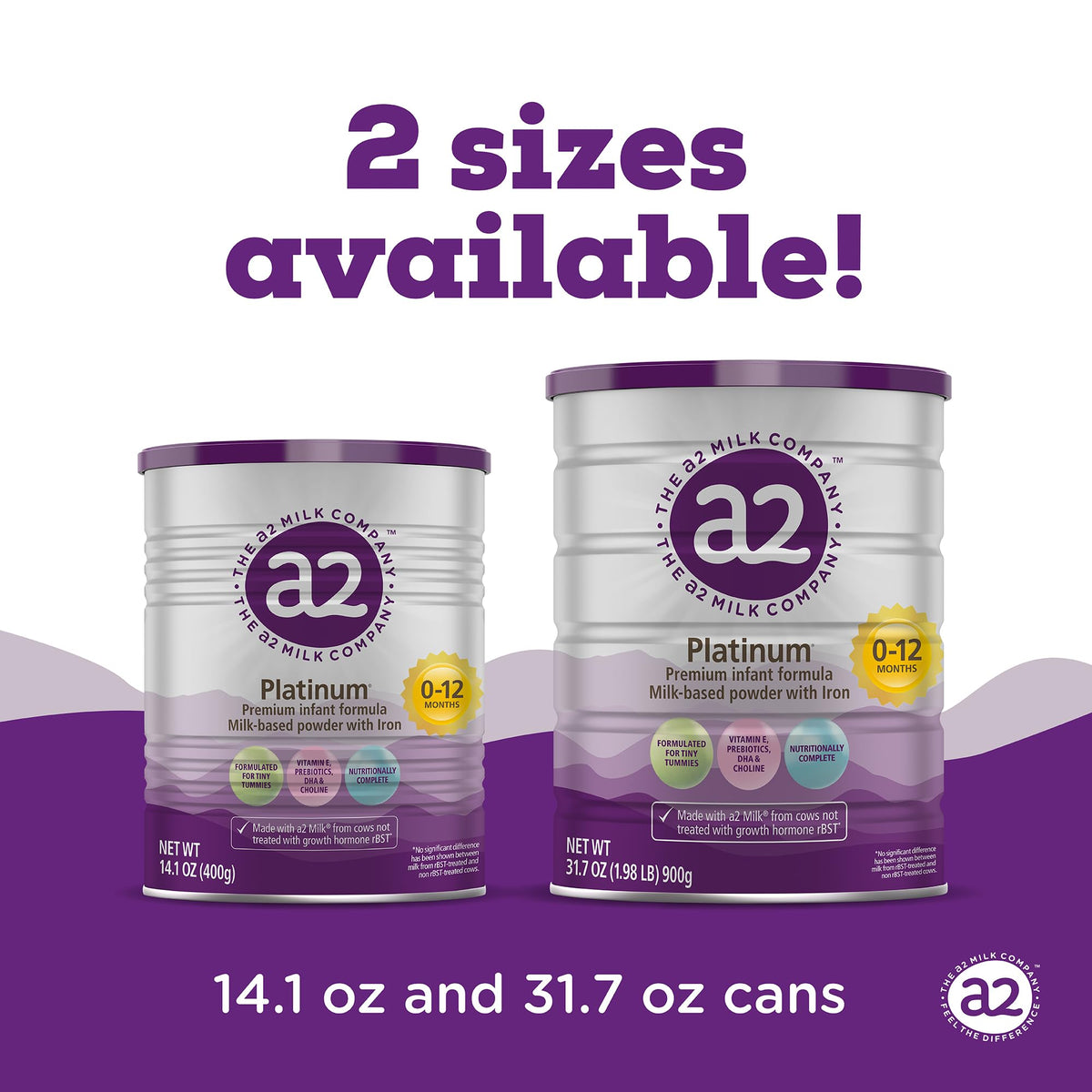 a2 Platinum Premium Infant Formula for Babies 0-12 Months | Milk-based Powder with Iron