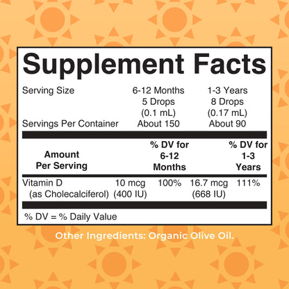 MARYRUTH'S Vitamin D3 Liquid Drops | Megadose 4000 IU | USDA Organic Liquid Vitamin D Spray for Adults & Kids | Immune Support & Bone Health | Vegan | Gluten Free | Non-GMO | 30 Servings
