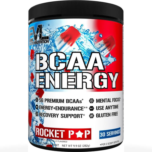Evlution EVL BCAAs Amino Acids Powder - BCAA Energy Pre Workout Powder for Muscle Recovery Lean Growth and Endurance - Rehydrating Post Workout Recovery Drink with Natural Caffeine - Pink Lemonade