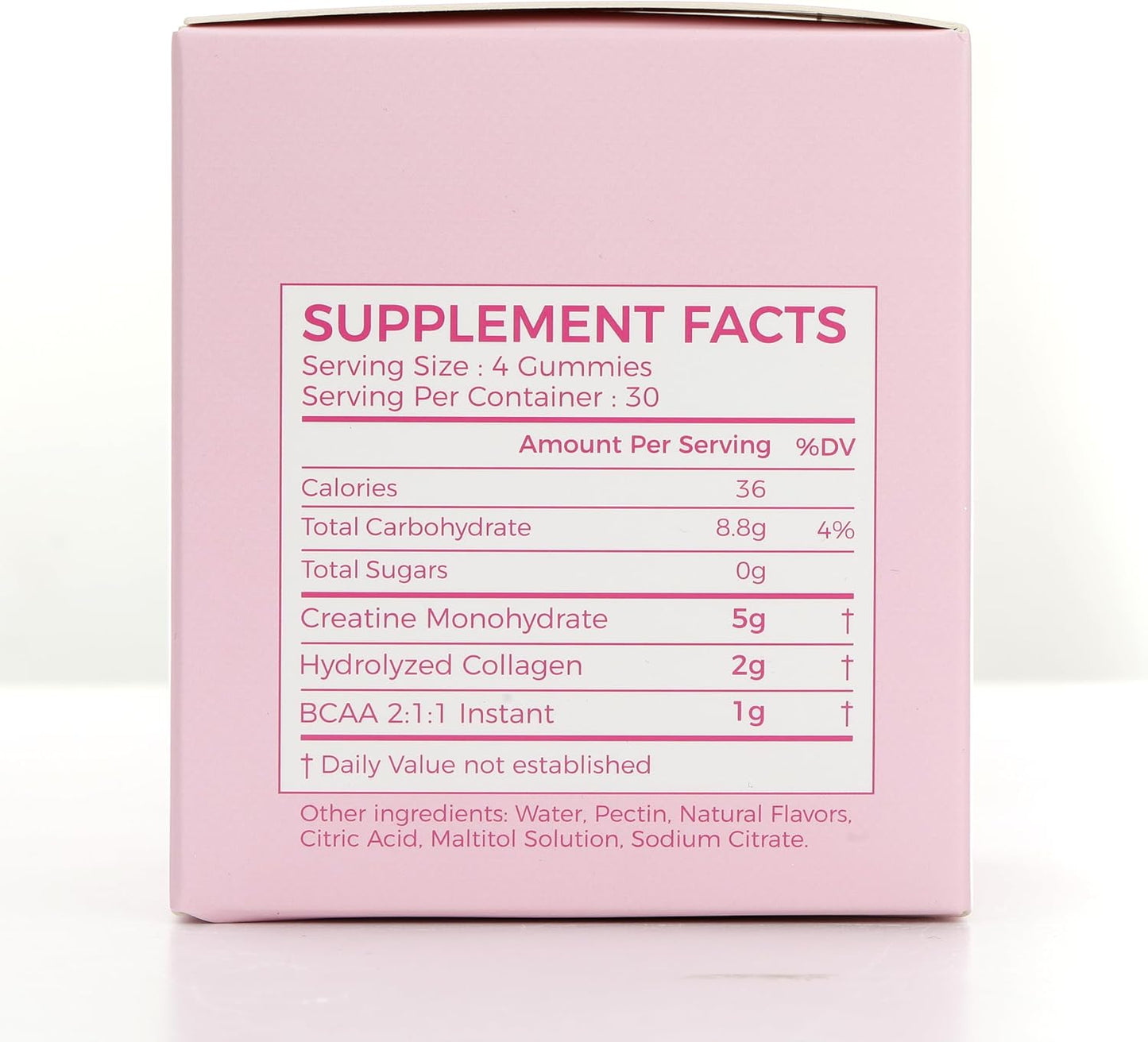 AiVital™ Creatine Gummies for Women, 5g Creatine Monohydrate Gummies +2g Collagen +1g BCAA, Women-Specific Formula, Sugar Free, 30 Servings, 120 Counts (Berry)