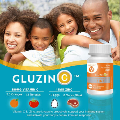 Zinc MG11 + VC | Immune-Friendly Daily Supplement - 11MG Zinc Plus 180MG Vitamin C – (2 Bottles, 240 Vegetarian Capsules)