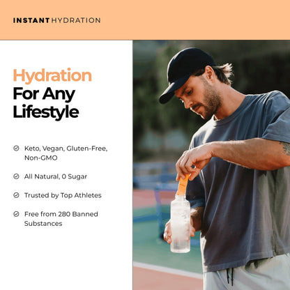 Instant Hydration Sugar Free Electrolytes Powder Packets Variety Pack - Watermelon, Raspberry, Lemon Lime Drink Mix & Travel Essentials with Magnesium and Potassium - Post Workout Recovery - 20 Sticks