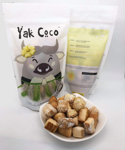 Yak Coco 4oz Functional Dog Treat - Active Coconut Supports Dog Skin and Coat